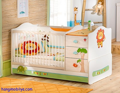 Çilek Baby Safari Yatak Odası Modelleri